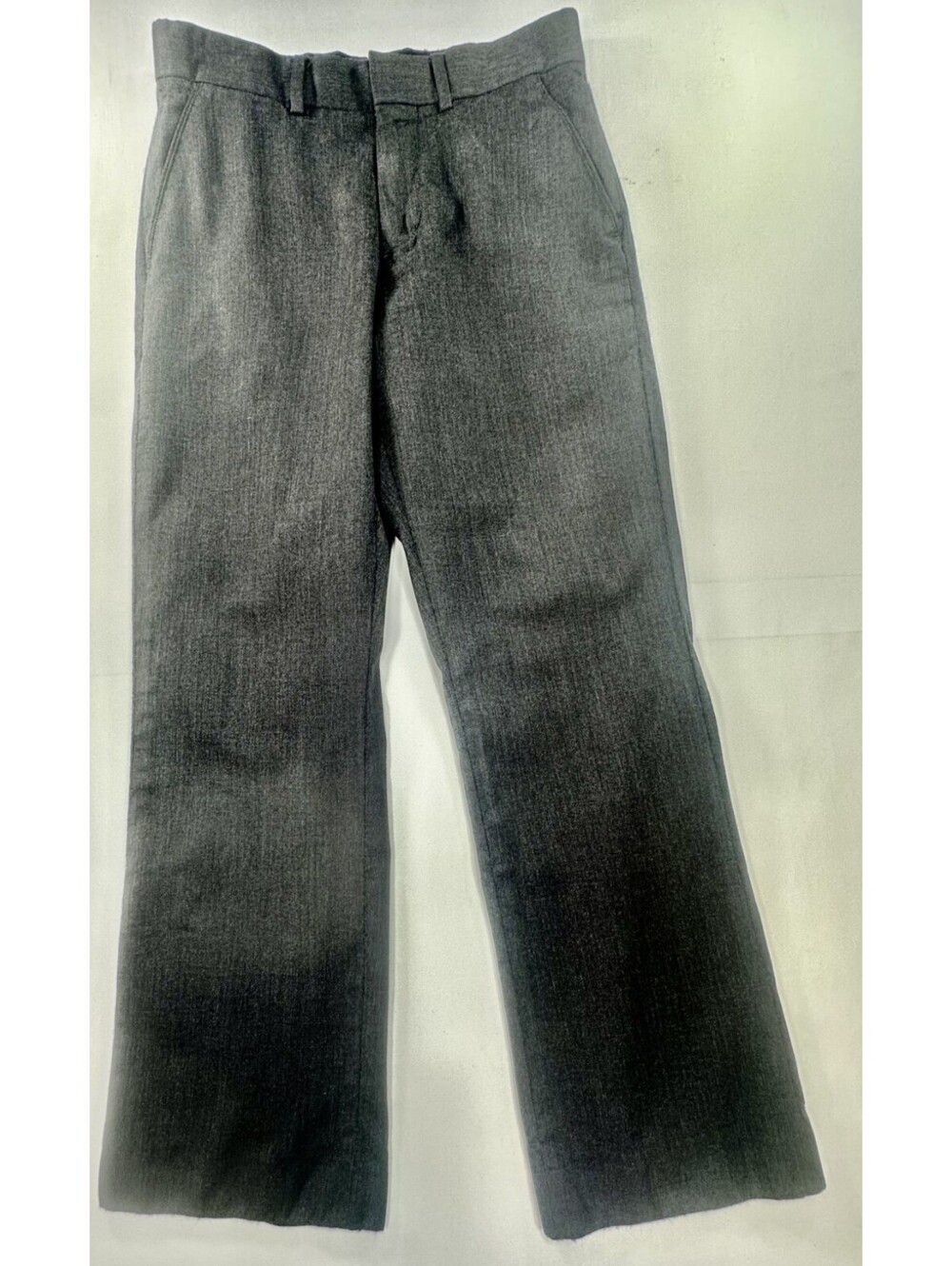 Banana Republic 100% Wool Flat Dress Pants Gray Mens 29/32